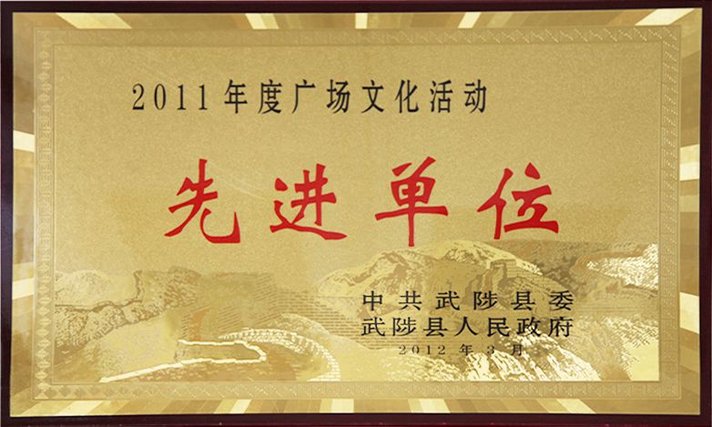 2011年度广场文化活动先进单位